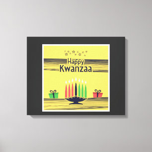 Happy Kwanzaa Canvas Print Leinwanddruck