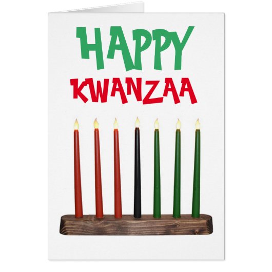 Happy Kwanzaa Card (Vorne)