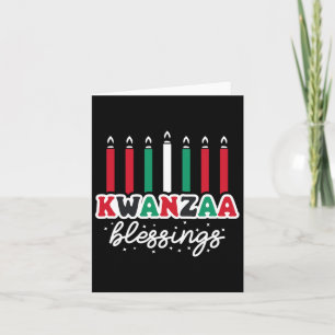 Happy Kwanzaa Celebrate African Karte