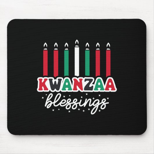 Happy Kwanzaa Celebrate African Mousepad (Vorne)