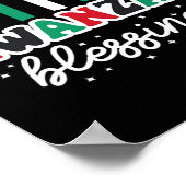 Happy Kwanzaa Celebrate African Poster (Ecke)