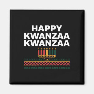 Happy Kwanzaa Celebration Magnet