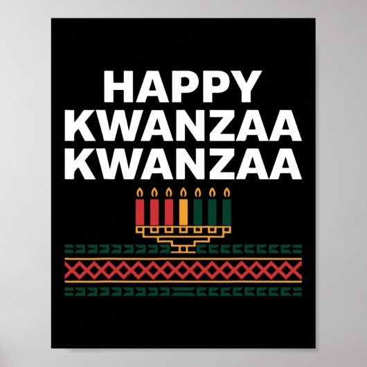 Happy Kwanzaa Celebration Poster (Vorne)