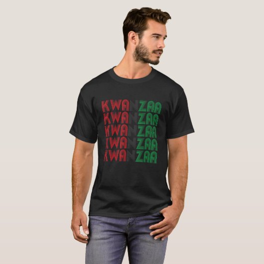 Happy Kwanzaa Cool Black Culture Africa Celebratio T-Shirt (Vorne ganz)