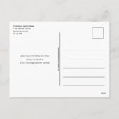 Happy Kwanzaa Crossword Feiertagspostkarte (Rückseite)