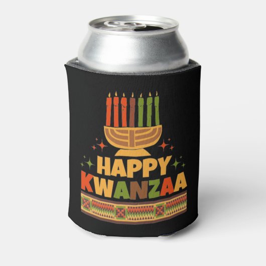 Happy Kwanzaa Dosenkühler (Kanne Rückseite)
