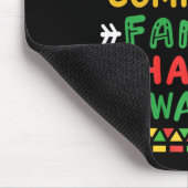 Happy Kwanzaa feiert Liebe Community Men Mousepad (Ecke)