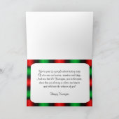 Happy Kwanzaa Feiertagskarte (Innenseite)