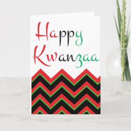 Happy Kwanzaa Feiertagskarte