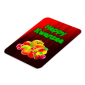 Happy Kwanzaa First Fruits Magnet (Linke Seite)