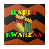 HAPPY KWANZAA FLIESE (Vorderseite)