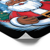 Happy Kwanzaa Frohe Weihnachten Afrikanischer Amer Poster (Ecke)