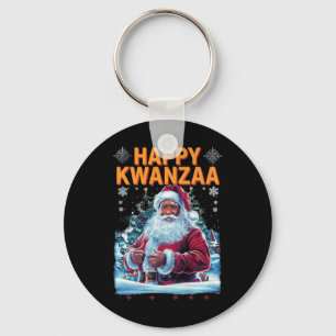 Happy Kwanzaa Frohe Weihnachten Afrikanischer Amer Schlüsselanhänger