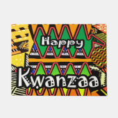 "Happy Kwanzaa" Fußmatte (Vorderseite)