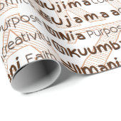 Happy Kwanzaa Geschenkpapier (Rolleneckpunkt)