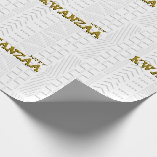 Happy Kwanzaa Geschenkpapier (Ecke)