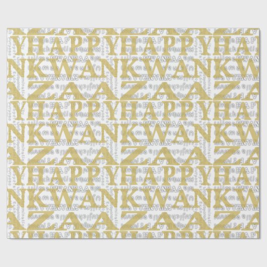 Happy Kwanzaa Geschenkpapier (Flach)