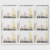 Happy Kwanzaa Geschenkpapier (Flach)