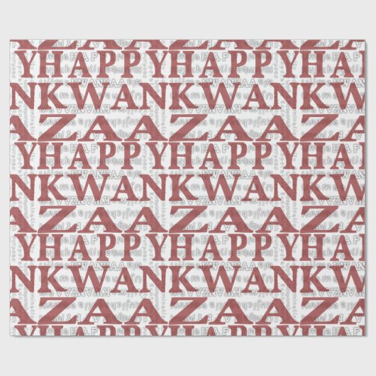 Happy Kwanzaa Geschenkpapier (Flach)