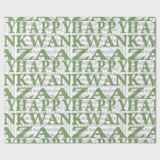 Happy Kwanzaa Geschenkpapier (Flach)