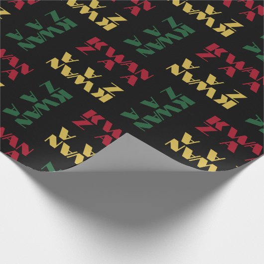 Happy Kwanzaa Geschenkpapier (Ecke)