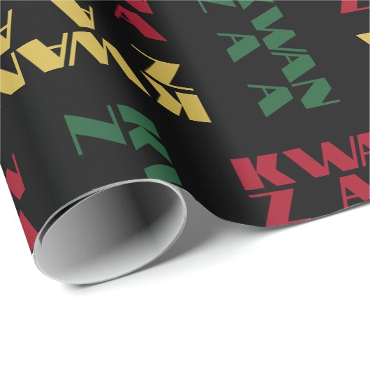 Happy Kwanzaa Geschenkpapier (Rolleneckpunkt)
