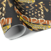 Happy Kwanzaa Geschenkpapier (Rolleneckpunkt)