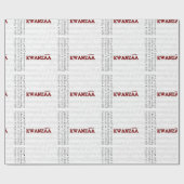 Happy Kwanzaa Geschenkpapier (Flach)