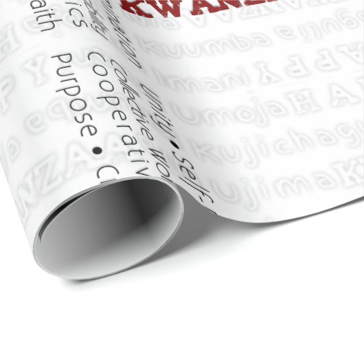 Happy Kwanzaa Geschenkpapier (Rolleneckpunkt)