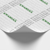 Happy Kwanzaa Geschenkpapier (Ecke)