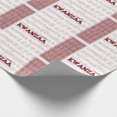 Happy Kwanzaa Geschenkpapier (Ecke)