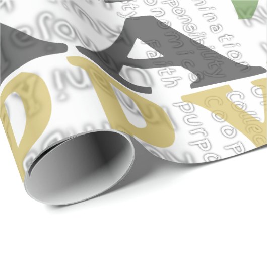 Happy Kwanzaa Geschenkpapier (Rolleneckpunkt)