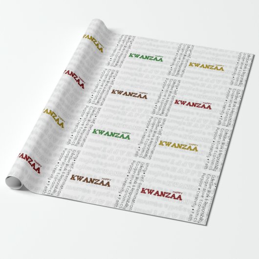 Happy Kwanzaa Geschenkpapier (Ungerollt)