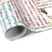 Happy Kwanzaa Geschenkpapier (Rolleneckpunkt)
