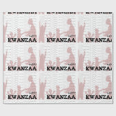 Happy Kwanzaa Geschenkpapier (Flach)