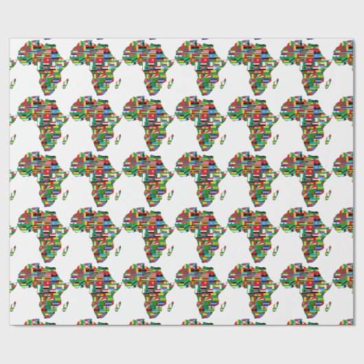 Happy Kwanzaa Geschenkpapier (Flach)