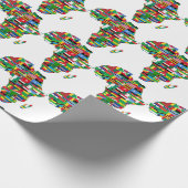 Happy Kwanzaa Geschenkpapier (Ecke)