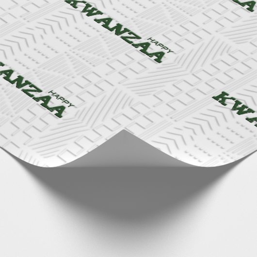 Happy Kwanzaa Geschenkpapier (Ecke)