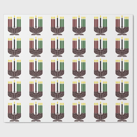 Happy Kwanzaa Geschenkpapier (Flach)