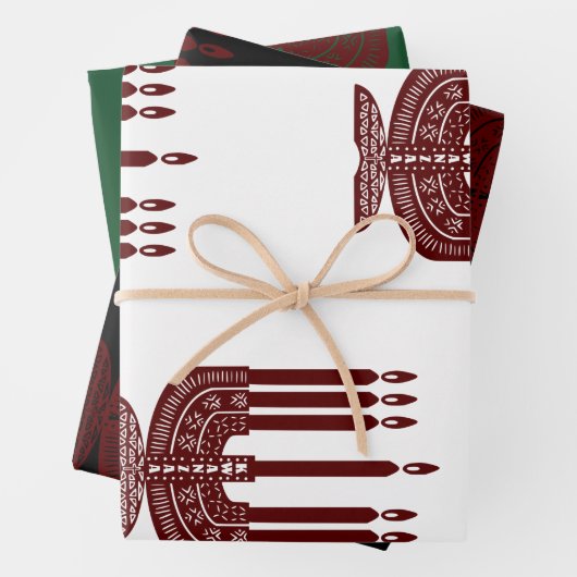 Happy Kwanzaa Geschenkpapier Set (Beispiel)