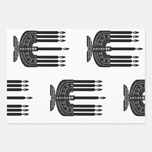 Happy Kwanzaa Geschenkpapier Set (Vorderseite)