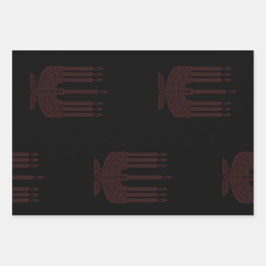 Happy Kwanzaa Geschenkpapier Set (Vorderseite 2)