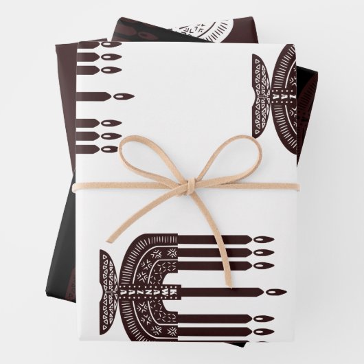 Happy Kwanzaa Geschenkpapier Set (Beispiel)