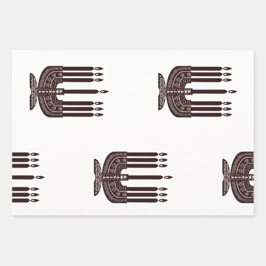 Happy Kwanzaa Geschenkpapier Set (Vorderseite)