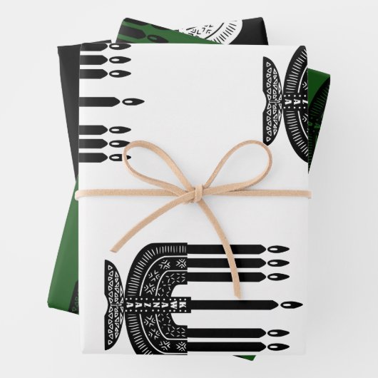 Happy Kwanzaa Geschenkpapier Set (Beispiel)