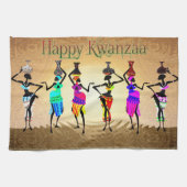 Happy Kwanzaa Geschirrtuch (Horizontal)