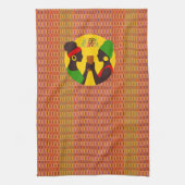 Happy Kwanzaa Geschirrtuch (Vertikal)