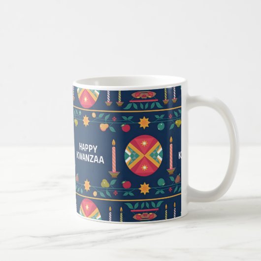 Happy Kwanzaa Gift Kaffeetasse (Rechts)