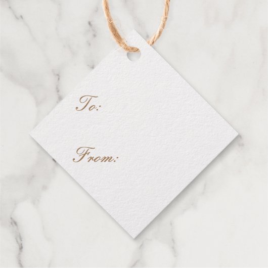 Happy Kwanzaa Gold Geschenkanhänger (Rückseite)