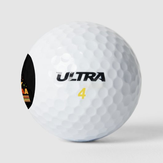 Happy Kwanzaa Golfball (Logo)